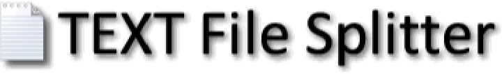 text file splitter logo
